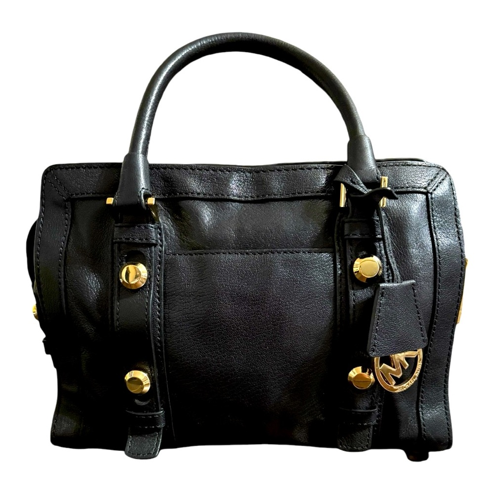 Micheal Kors Black Leather Handbag